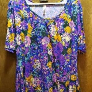 2xl lularoe patterned floral perfect